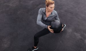 working out