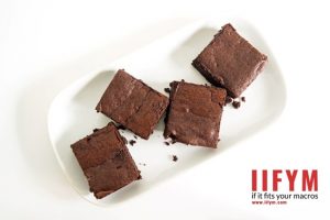 macro diet recipe brownies